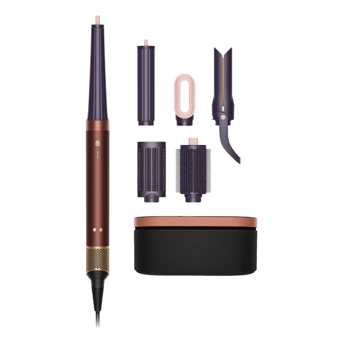Dyson Airwrap Co-anda2x™ Straight+Wavy multistyler og hårtørrer, Plum Copper