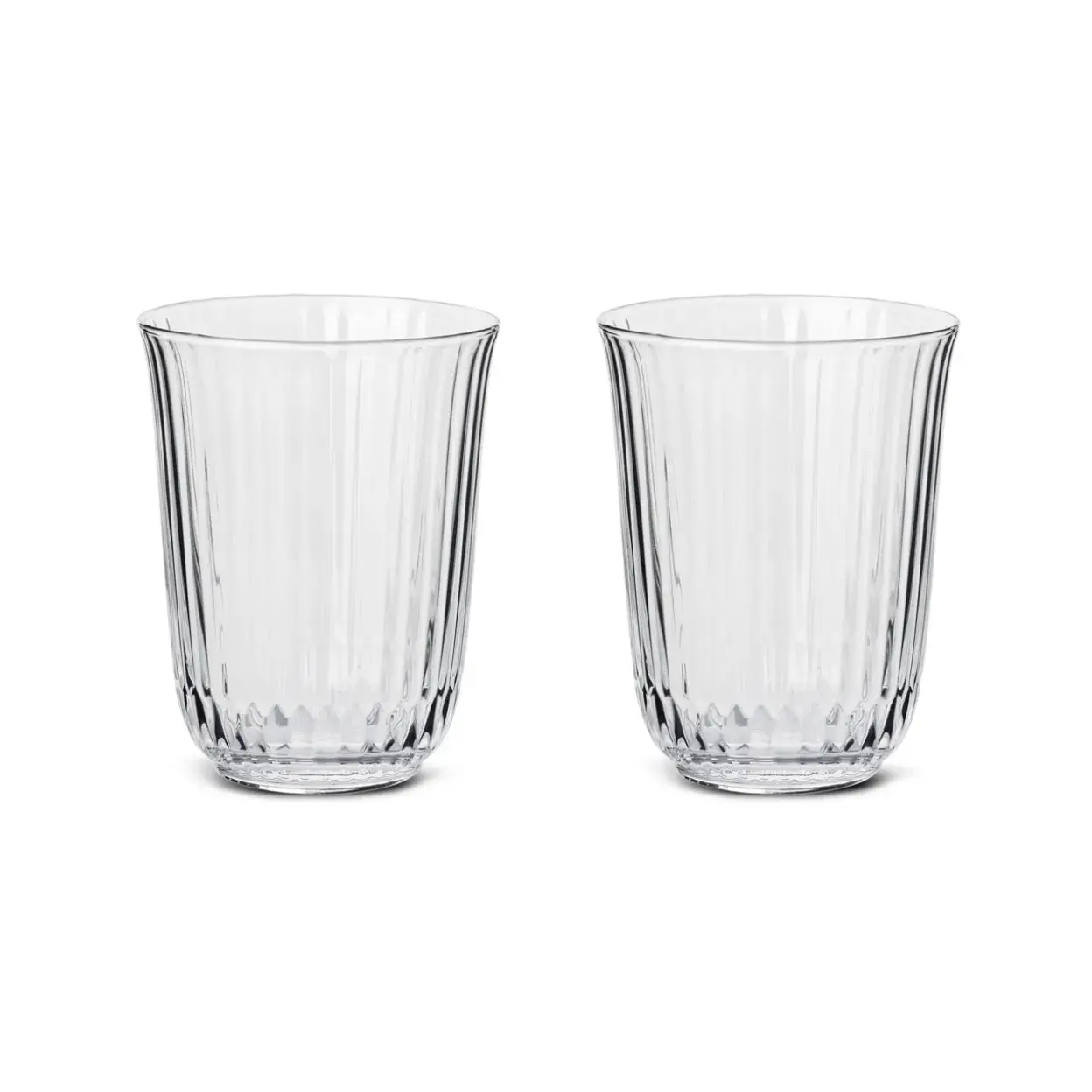 Waves highballglas, blå, 33 cl, 2 stk.