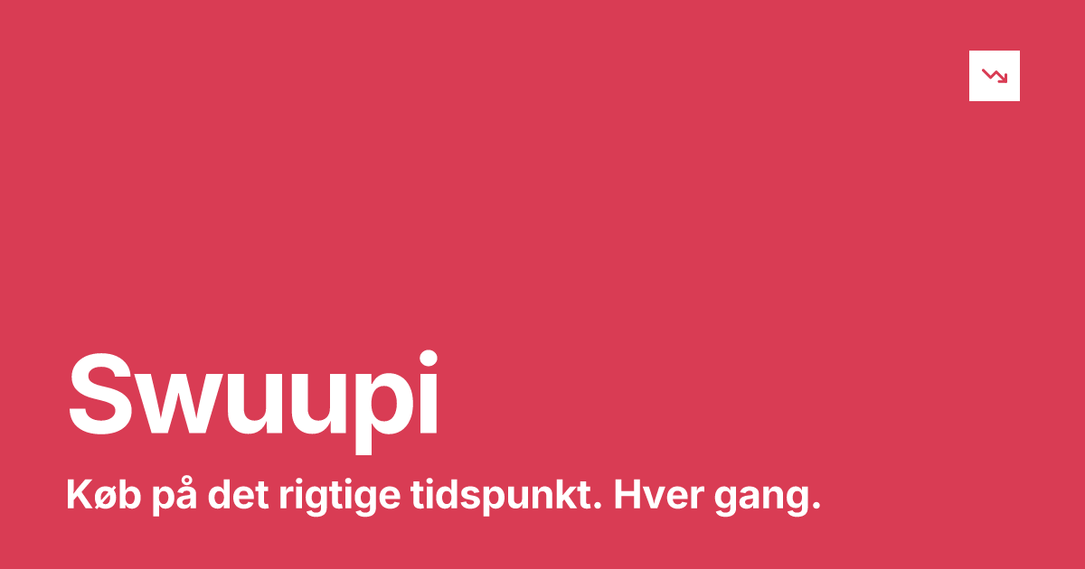 Prisfald hos Swuupi den 11. oktober 2026