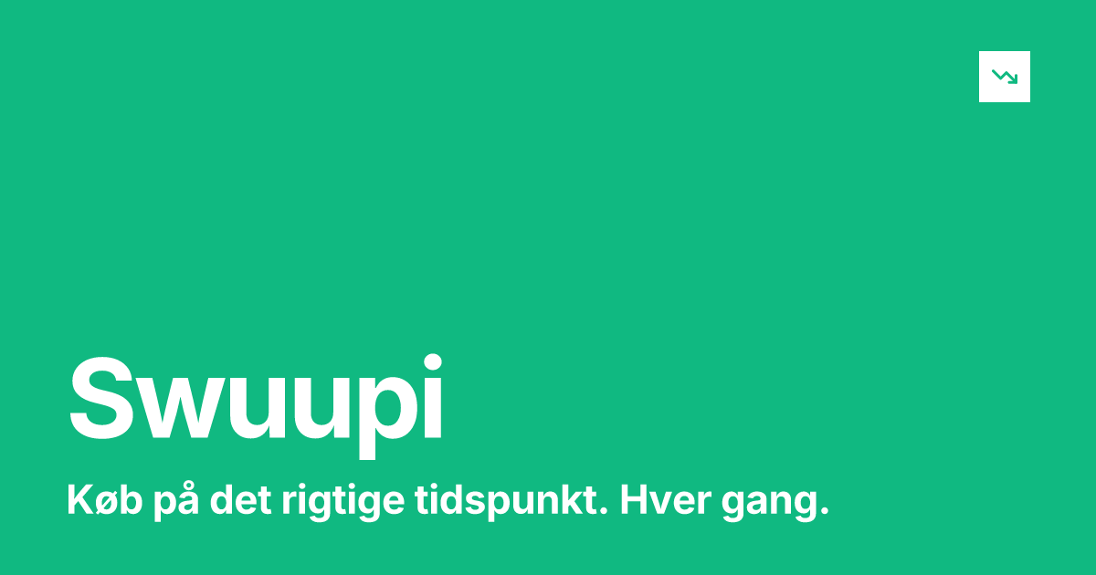 Prisfald hos Swuupi den 14. oktober 2026